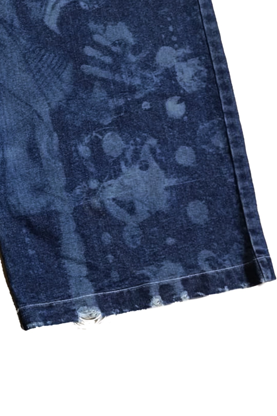 Laser fade denim- Blue
