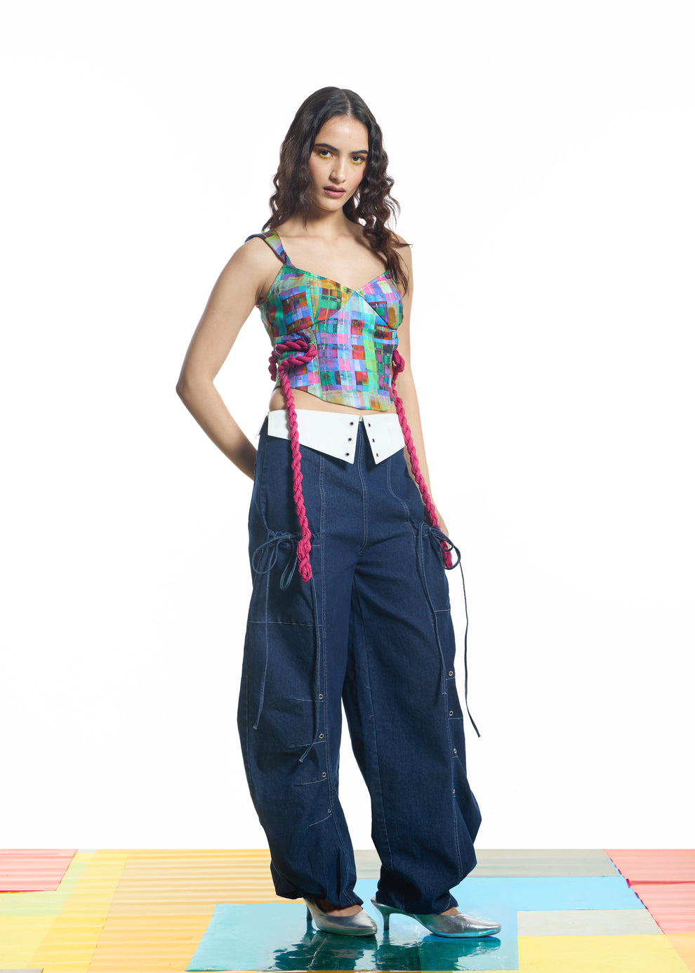 Electric Haze Corset Top