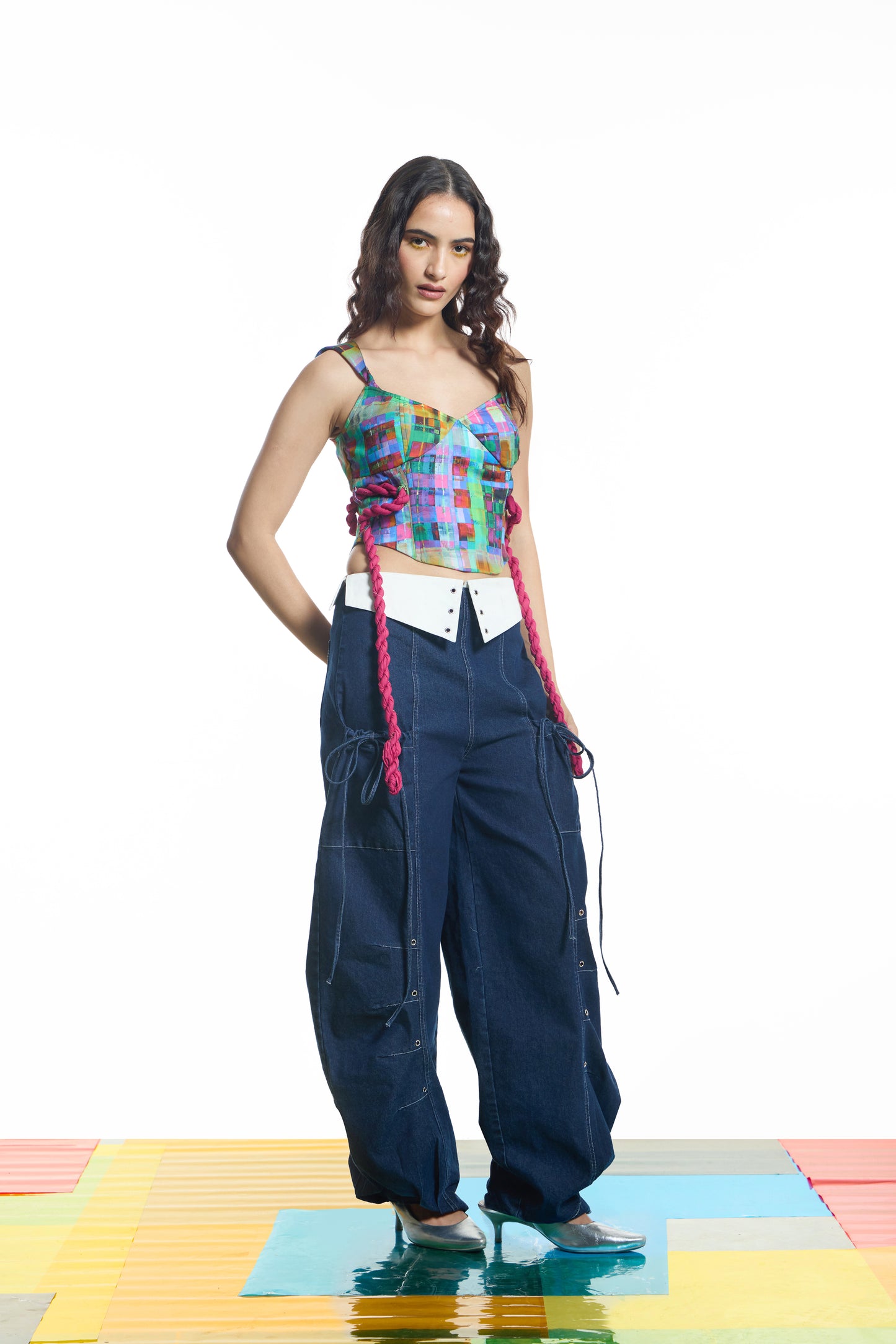 Electric Haze Corset Top