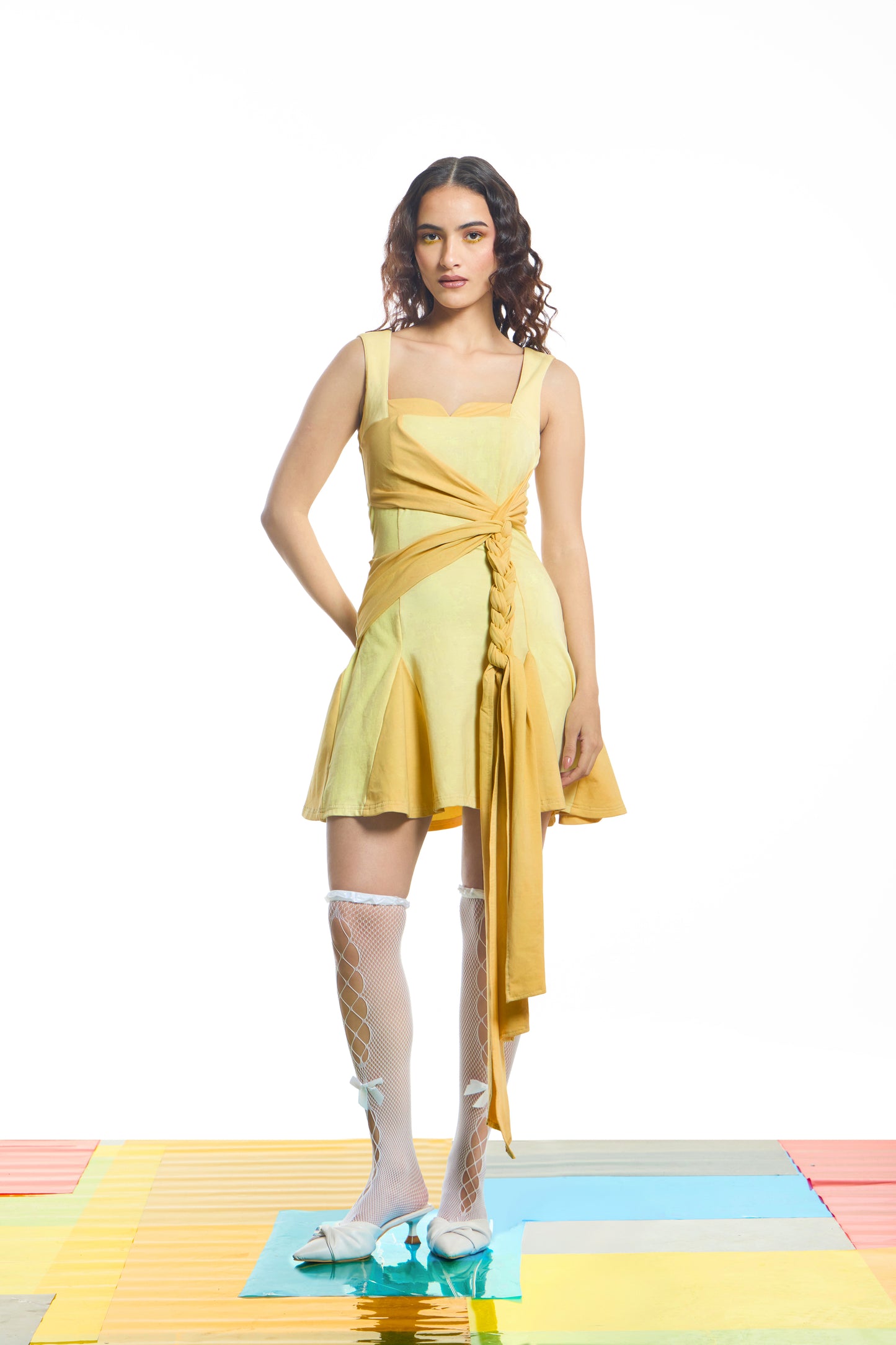 Knotted Skater dress