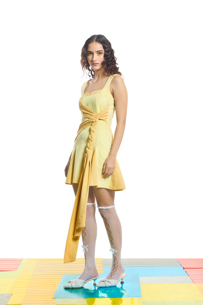 Knotted Skater dress