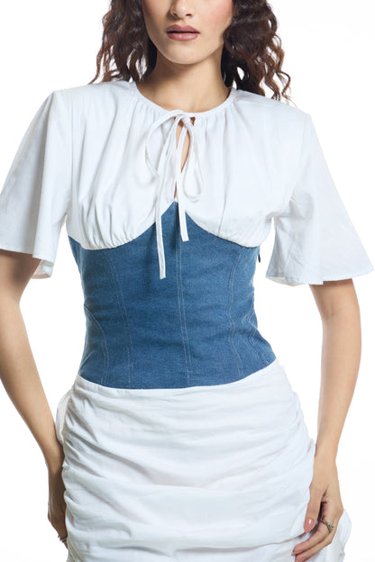 Diana Ruffle Corset Dress