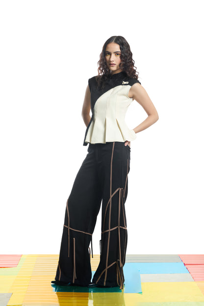 Mandarin Peplum Top