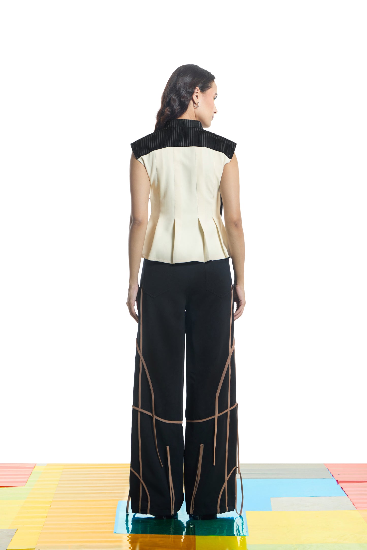 Mandarin Peplum Top