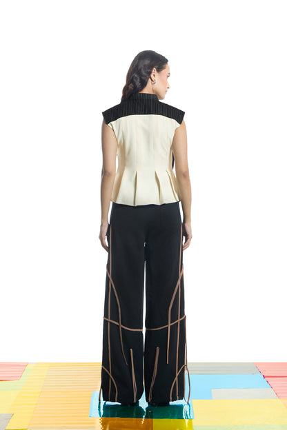 Mandarin Peplum Top
