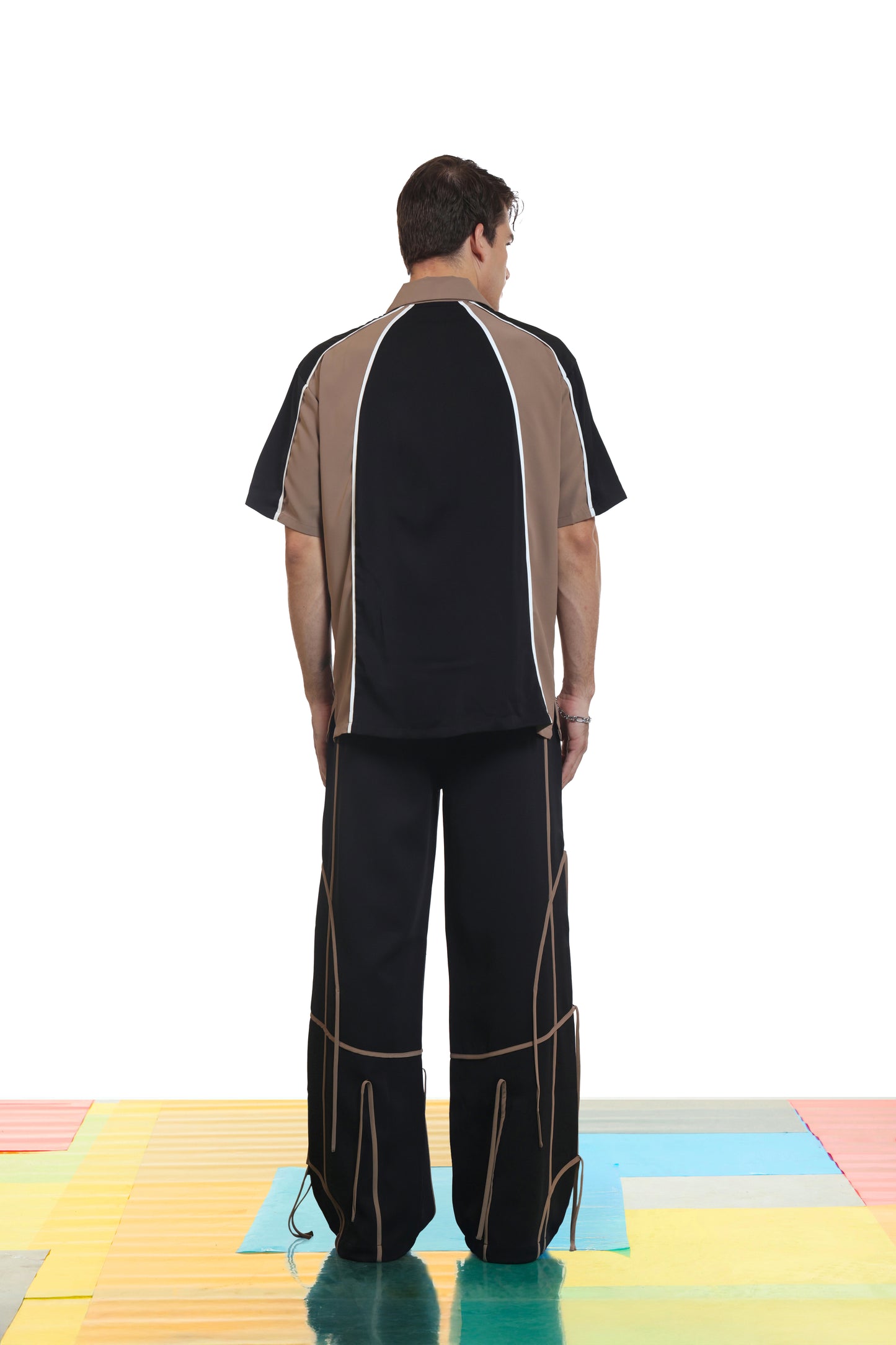 Chinese Button Up Bowling Shirt