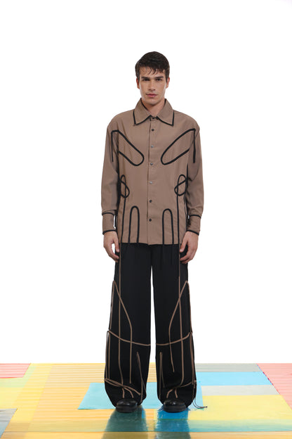 Crossroads Wide Leg Unisex Pants
