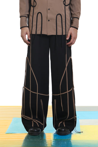 Crossroads Wide Leg Unisex Pants