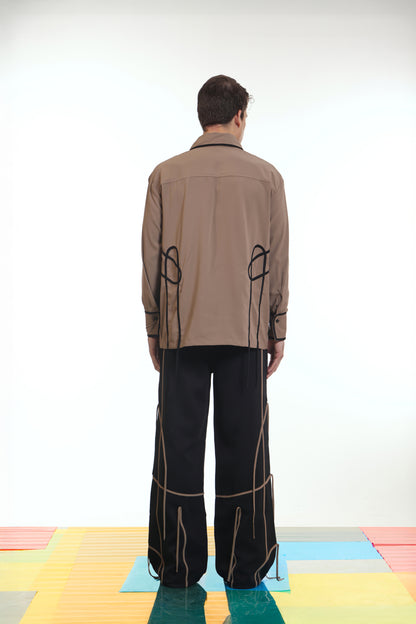 Crossroads Wide Leg Unisex Pants