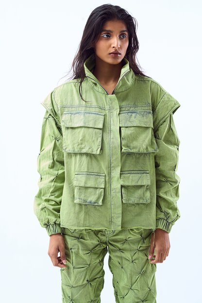 Convertible Surge Jacket - Lime