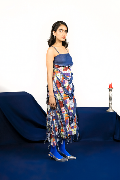 Quiet Chaos Ruffle Maxi Dress