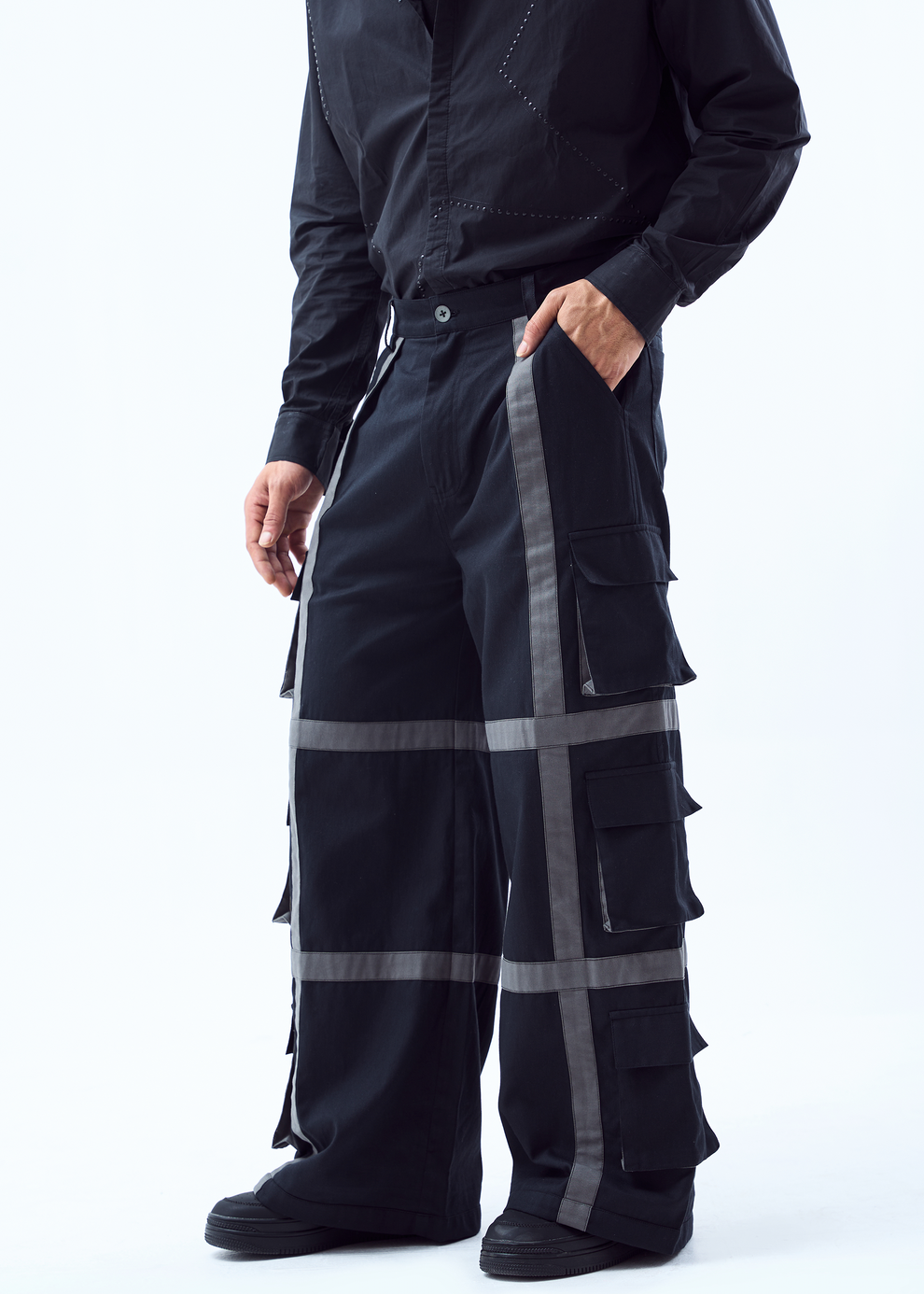 Midnight Pleated Pants