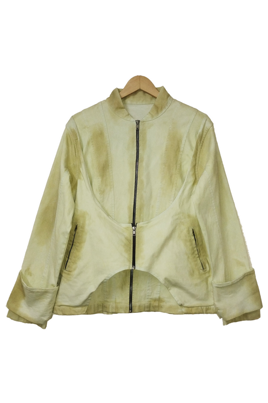 Panelled bomber jacket