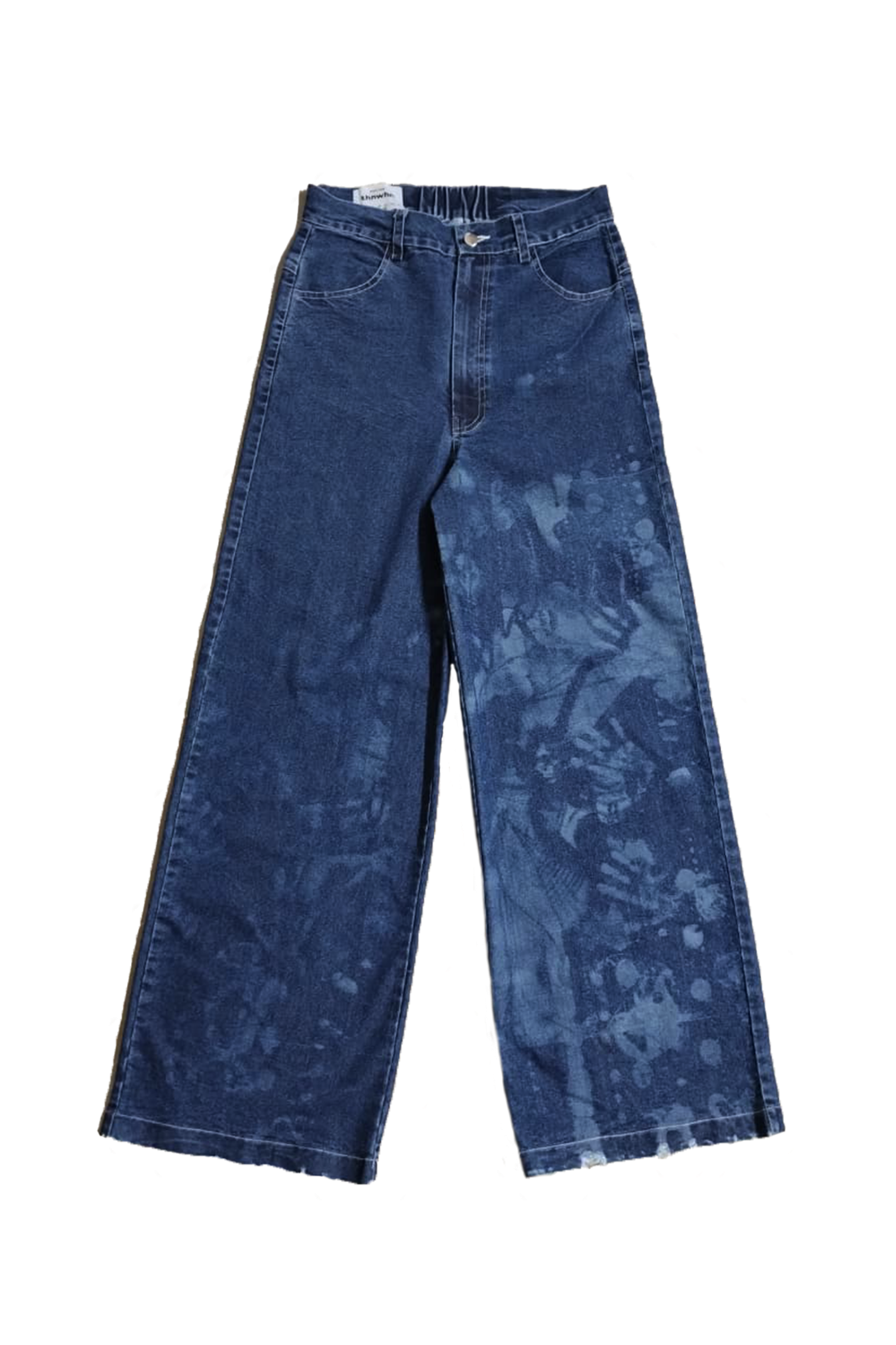 Laser fade denim- Blue