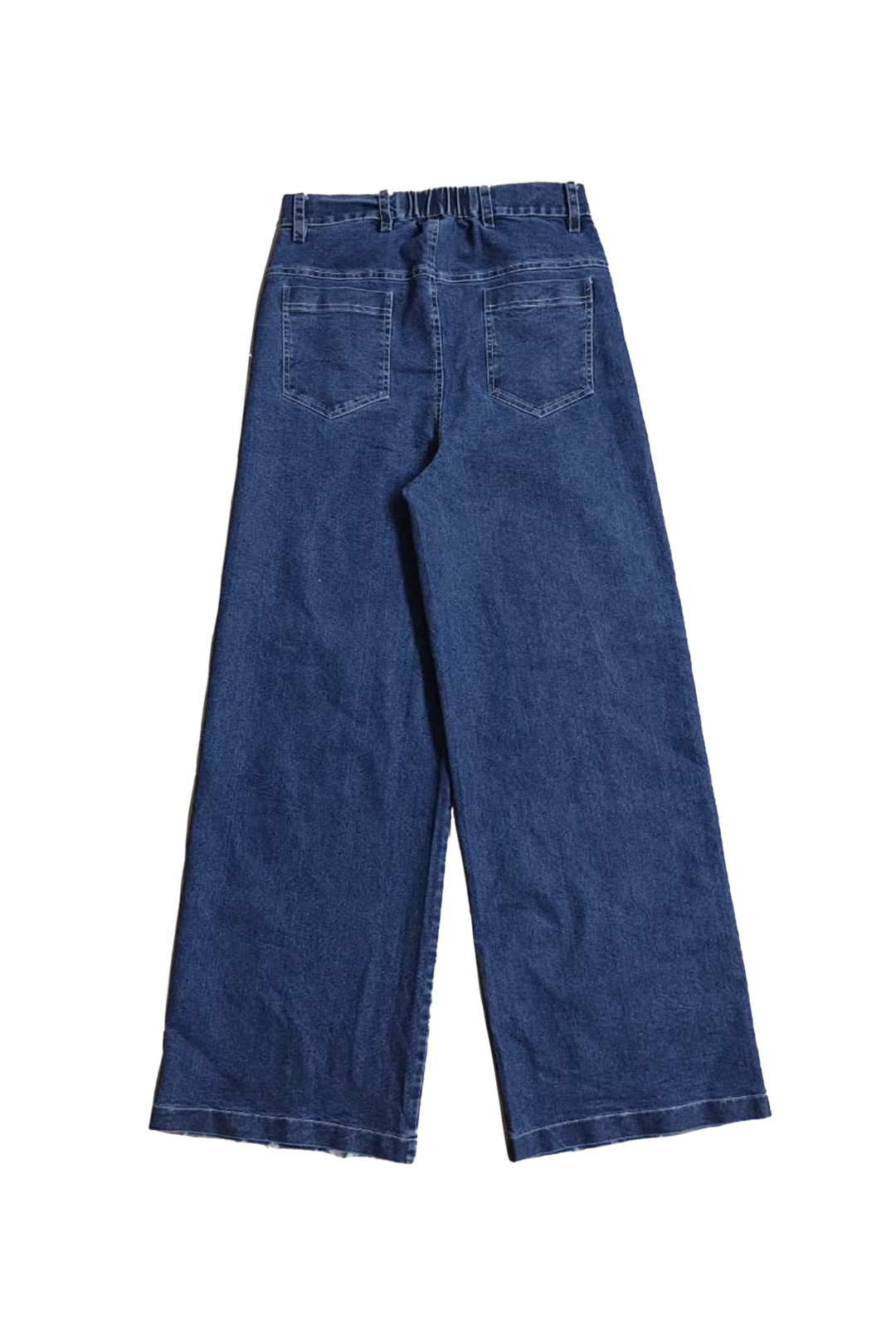 Laser fade denim- Blue