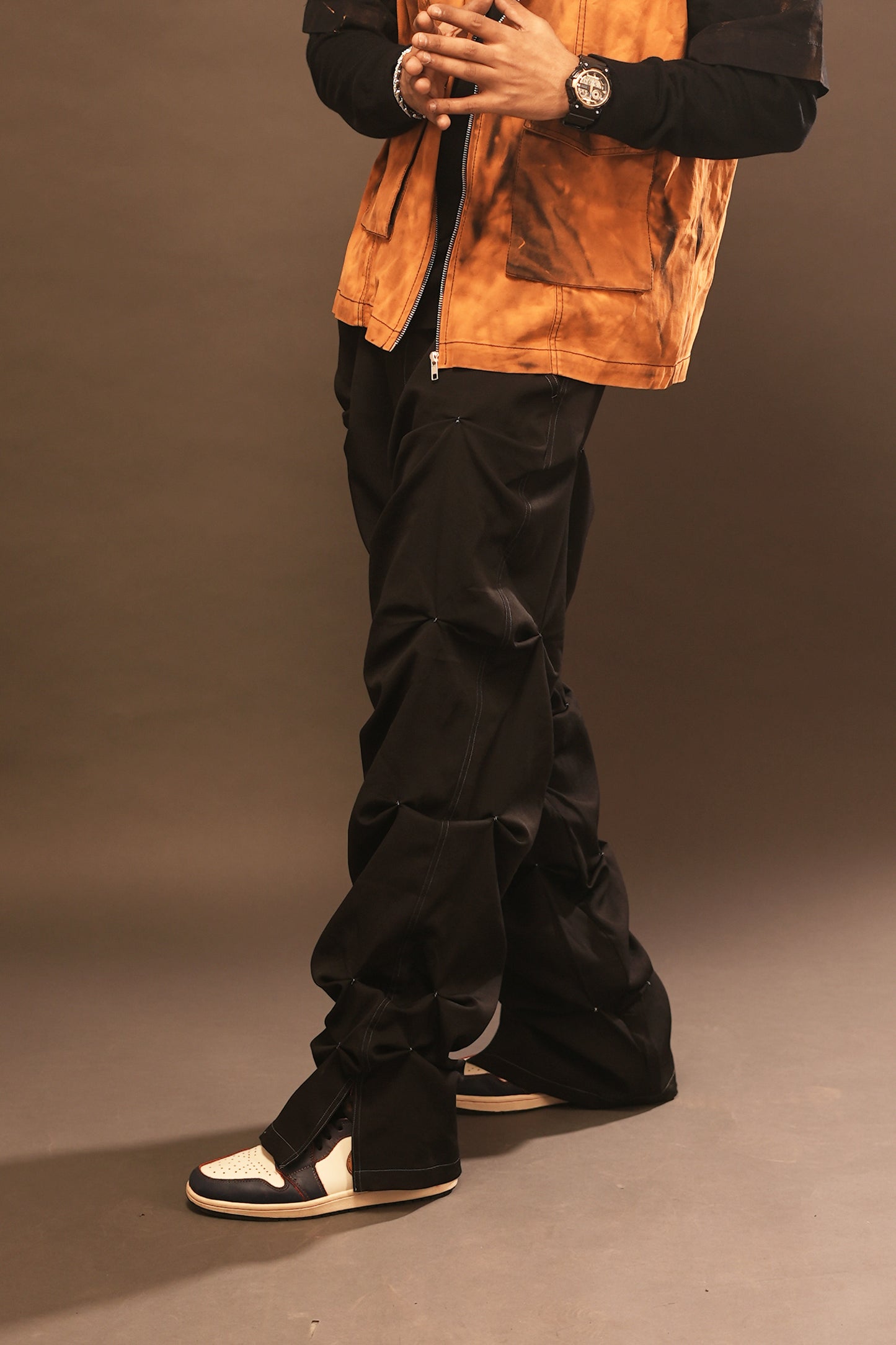 DRAPED WATERFALL PANTS