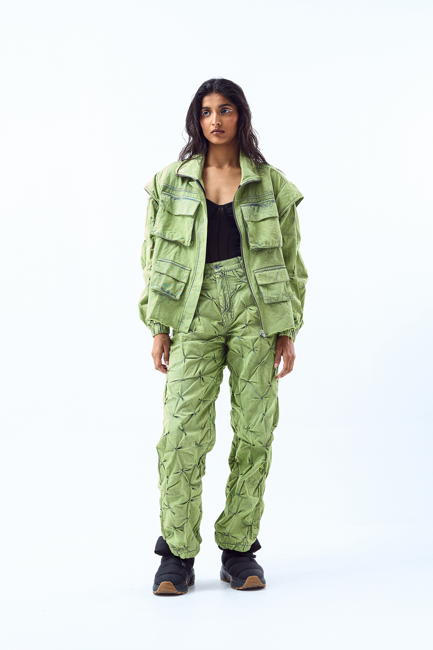 Convertible Surge Jacket - Lime