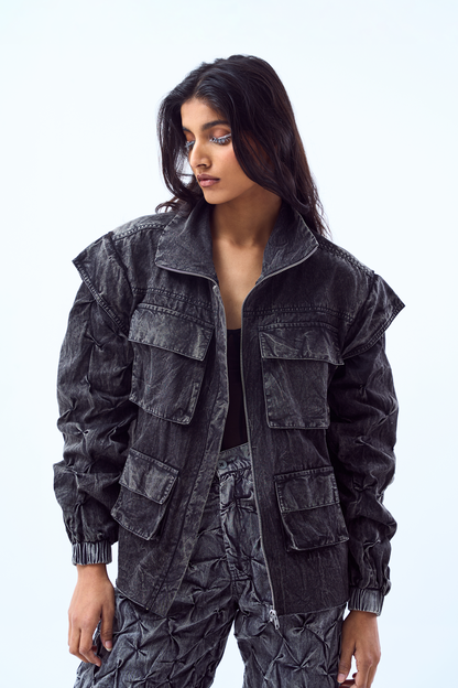 Convertible Surge Jacket - Charcoal