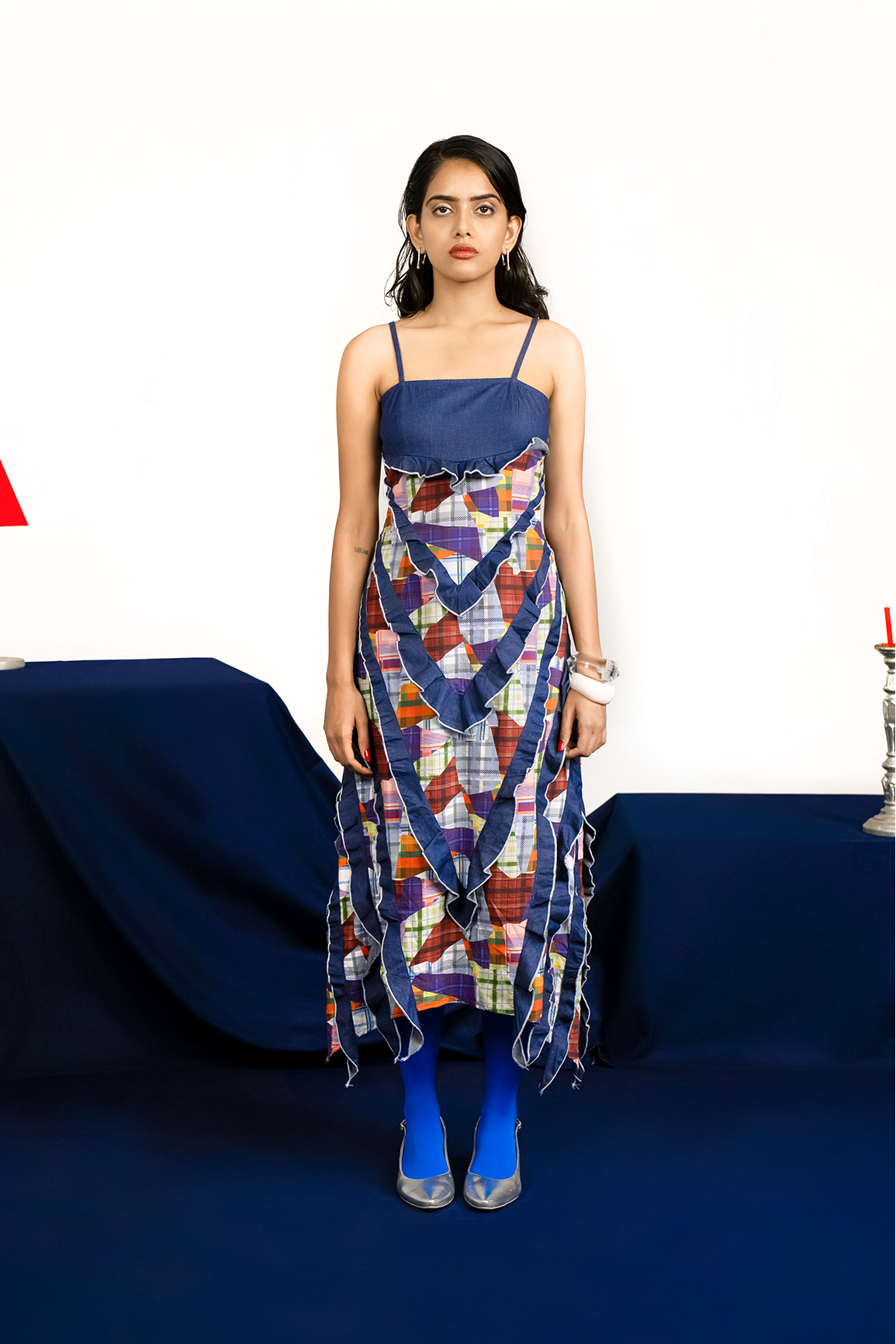 Quiet Chaos Ruffle Maxi Dress