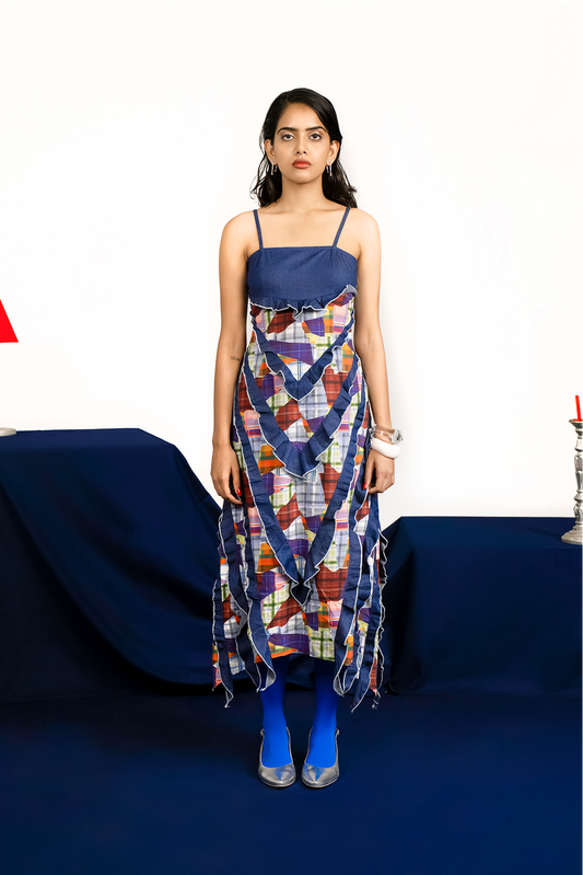 Quiet Chaos Ruffle Maxi Dress
