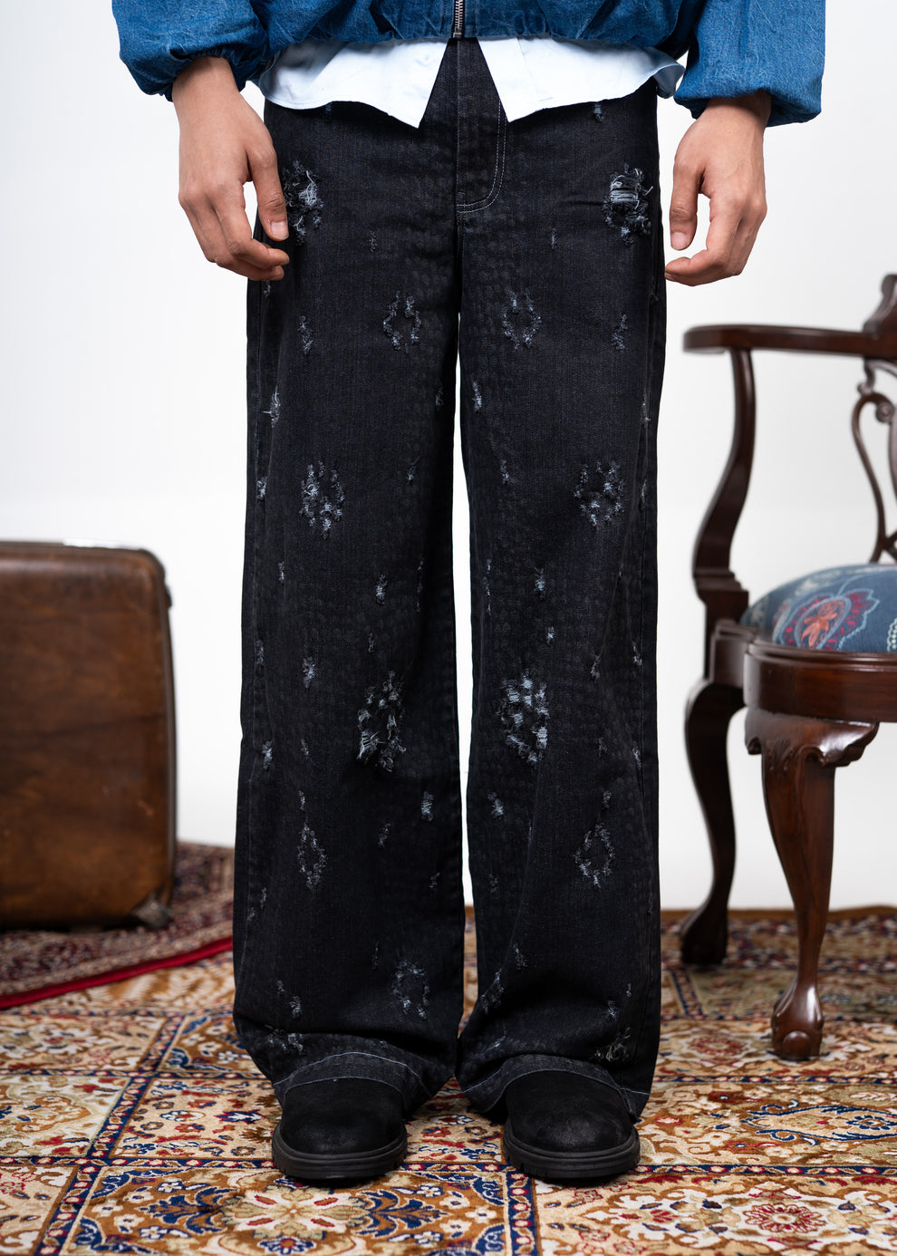 Snake Charmer Denim- Black
