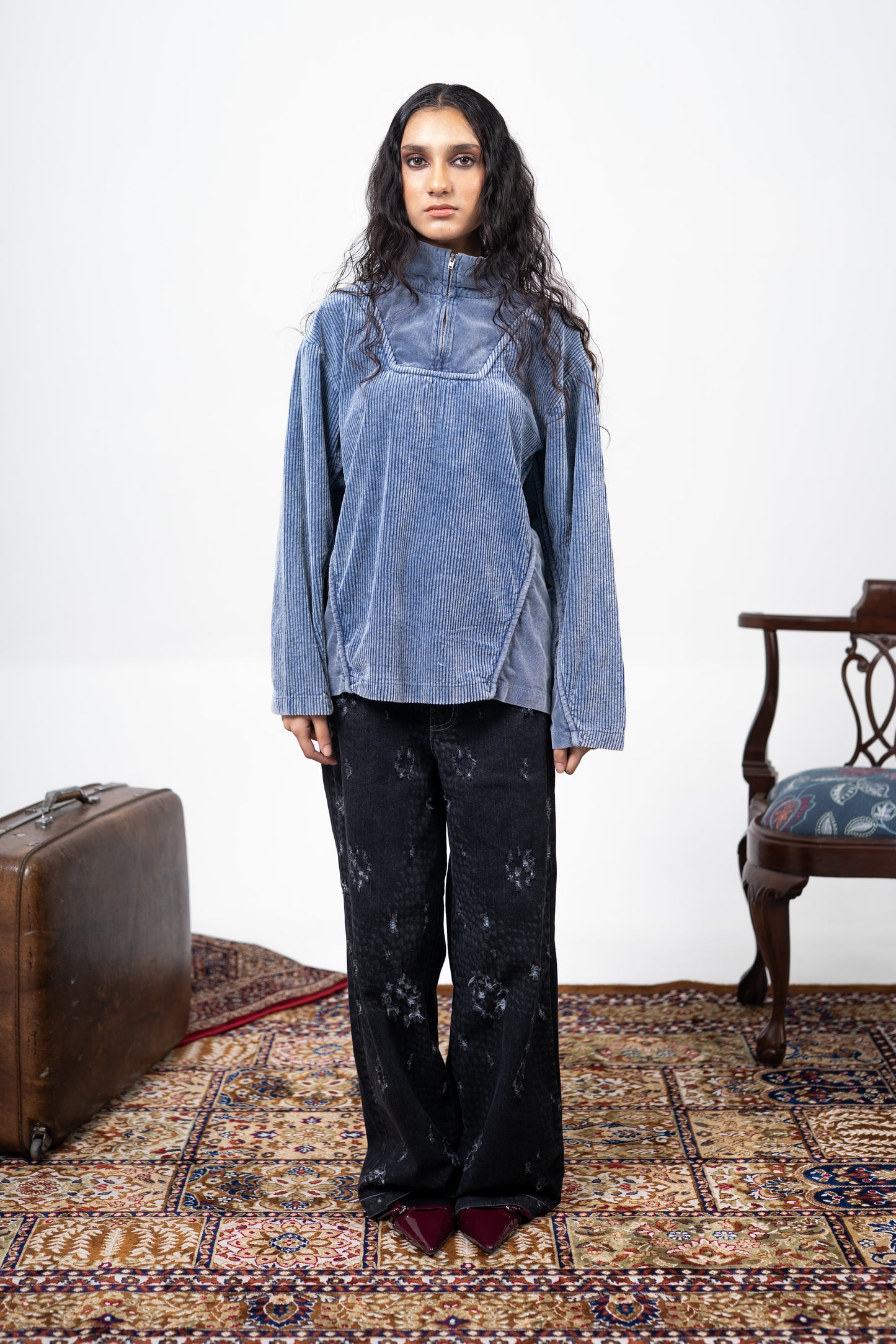 Dual Corded Unisex Pullover