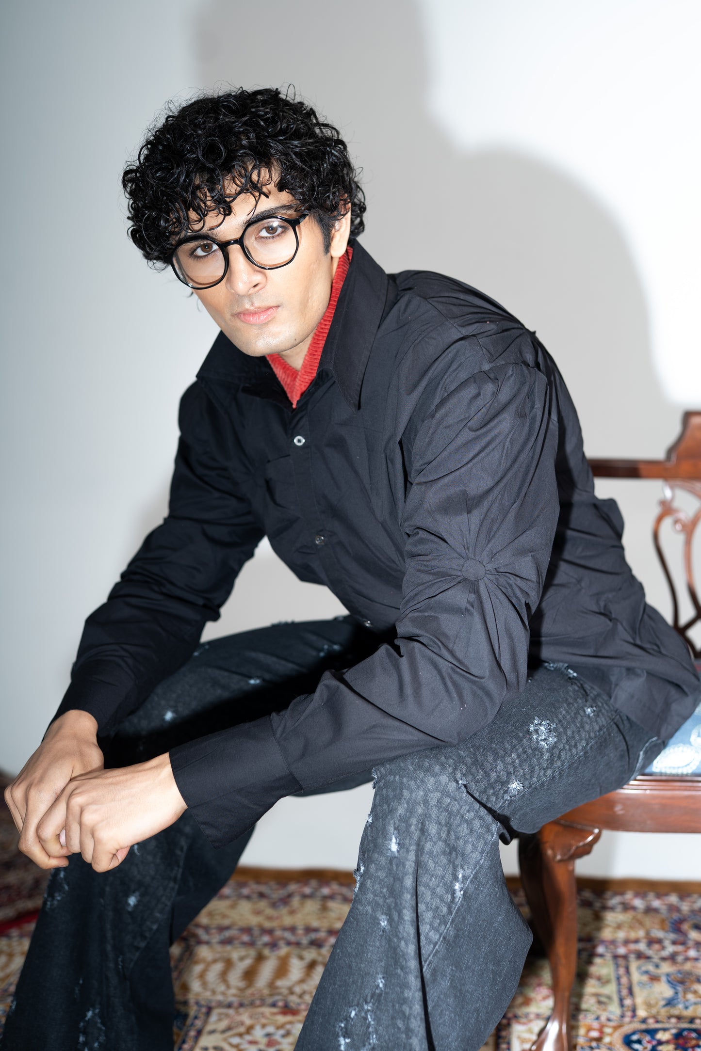 Revolution Shirt- Midnight black