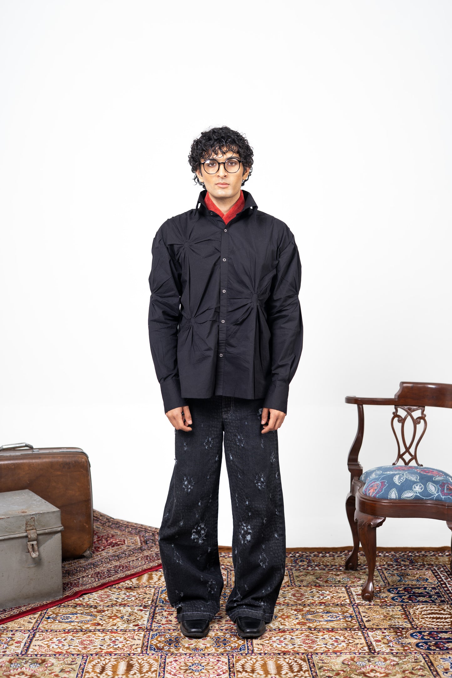 Revolution Shirt- Midnight black