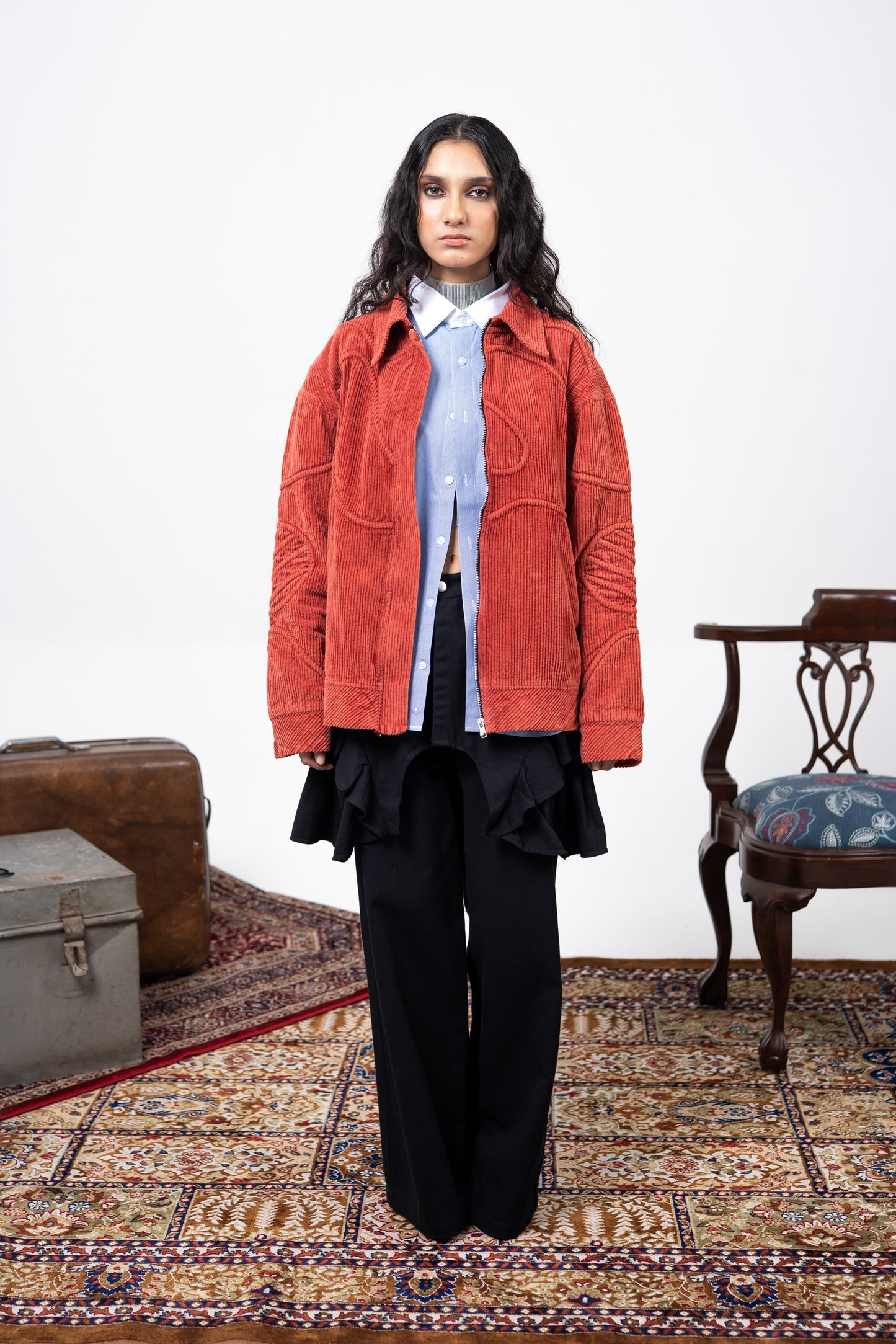 Scarlet Corded Unisex Jacket