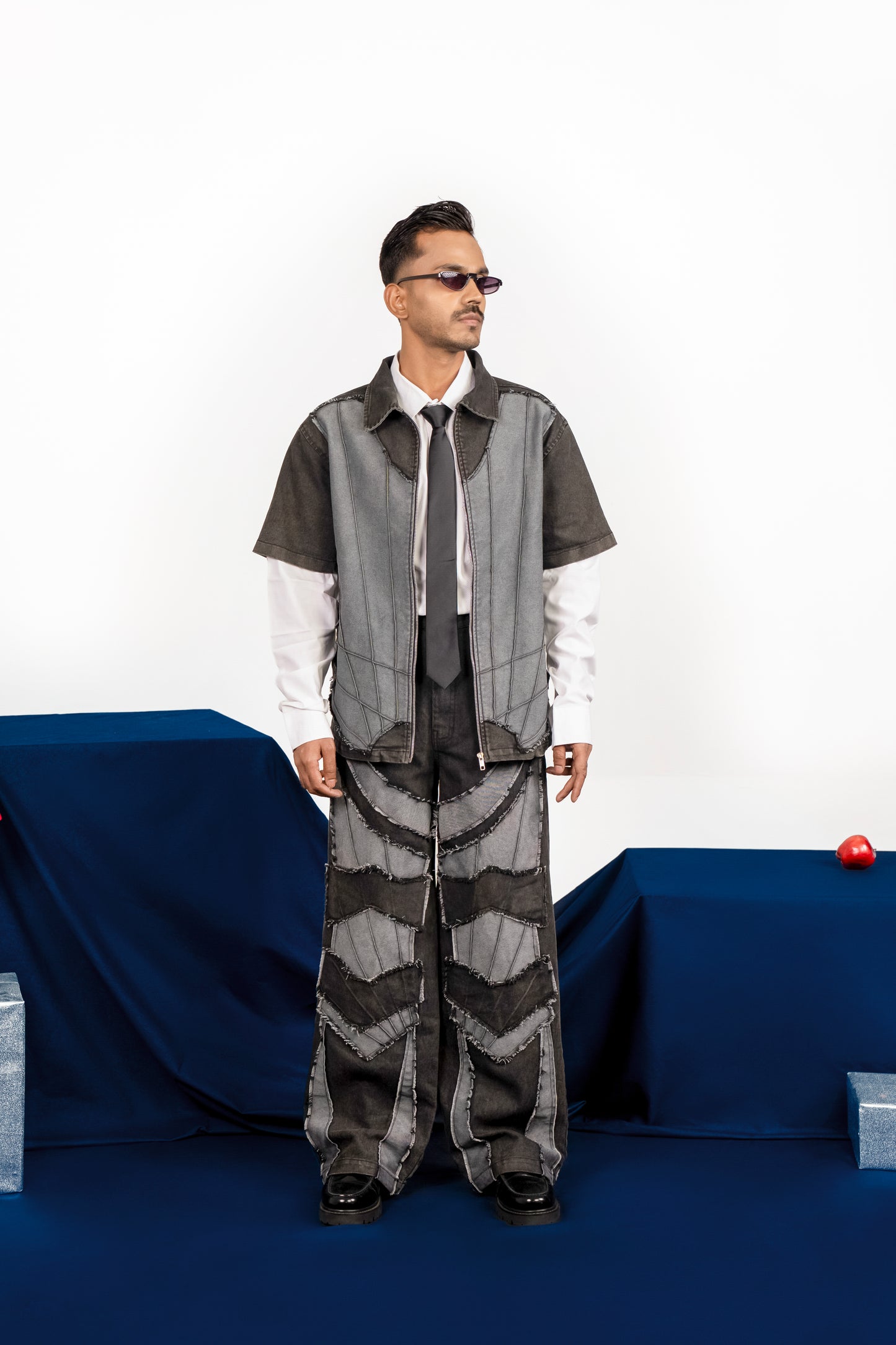 Shining Armour Panelled Shirt