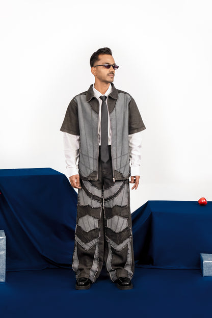 Shining Armour Panelled Shirt