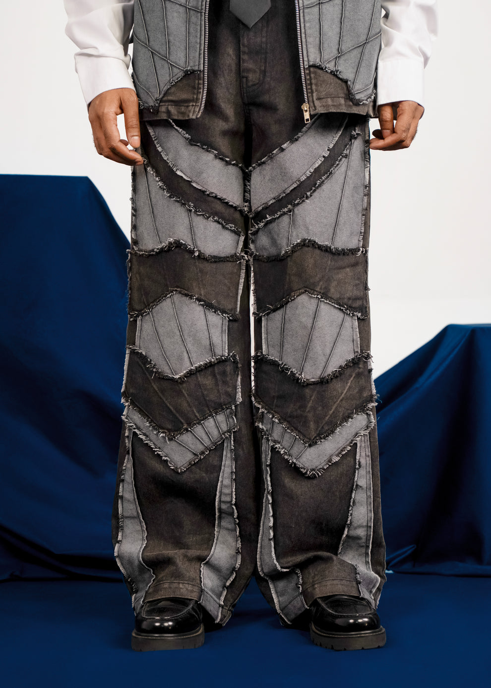 Shining Armour Panelled Denim