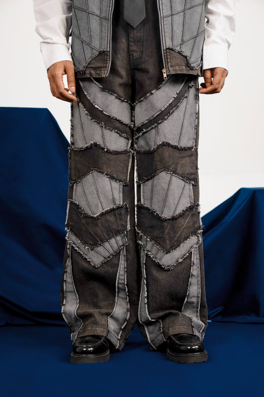 Shining Armour Panelled Denim