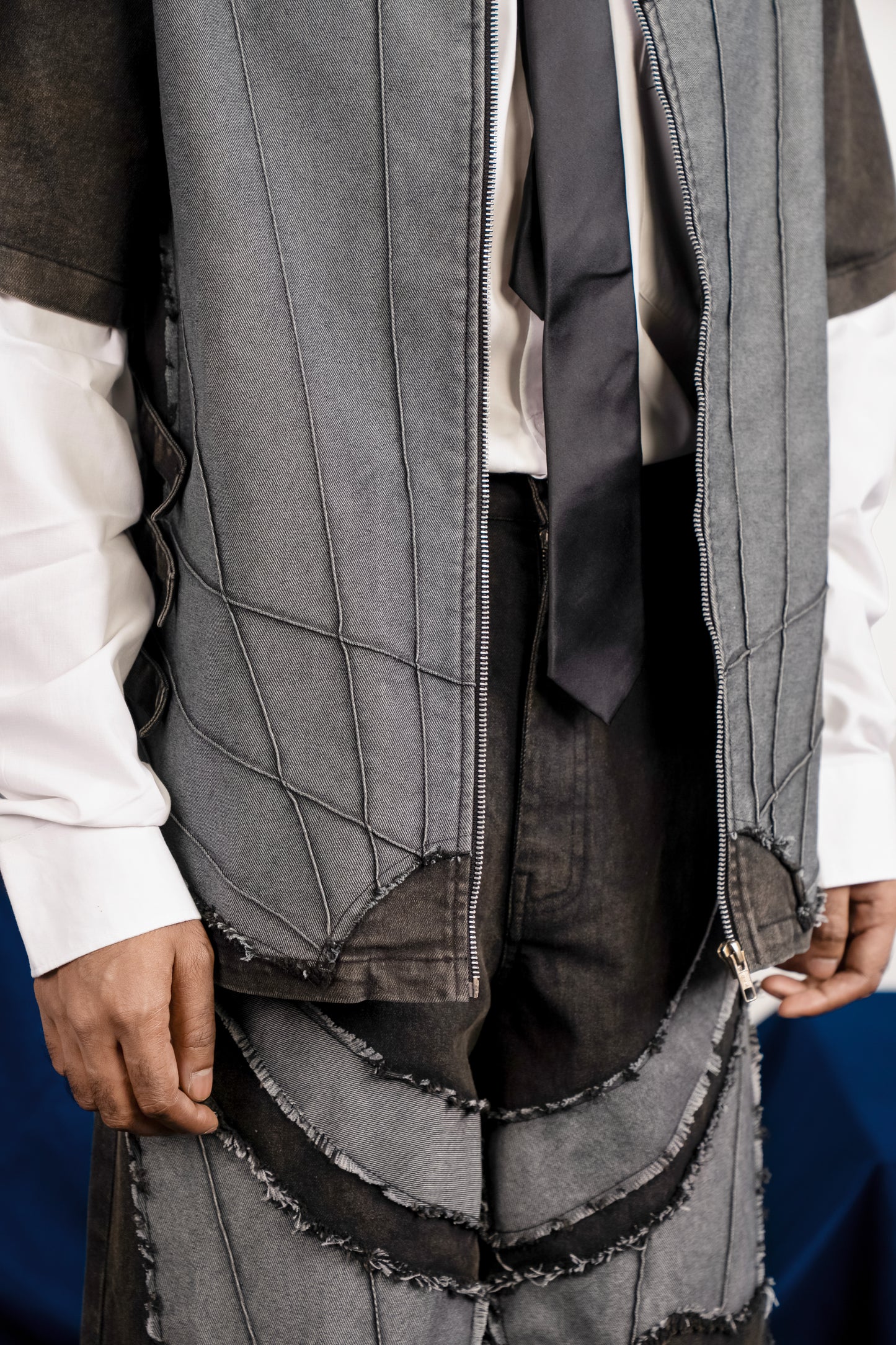 Shining Armour Panelled Shirt