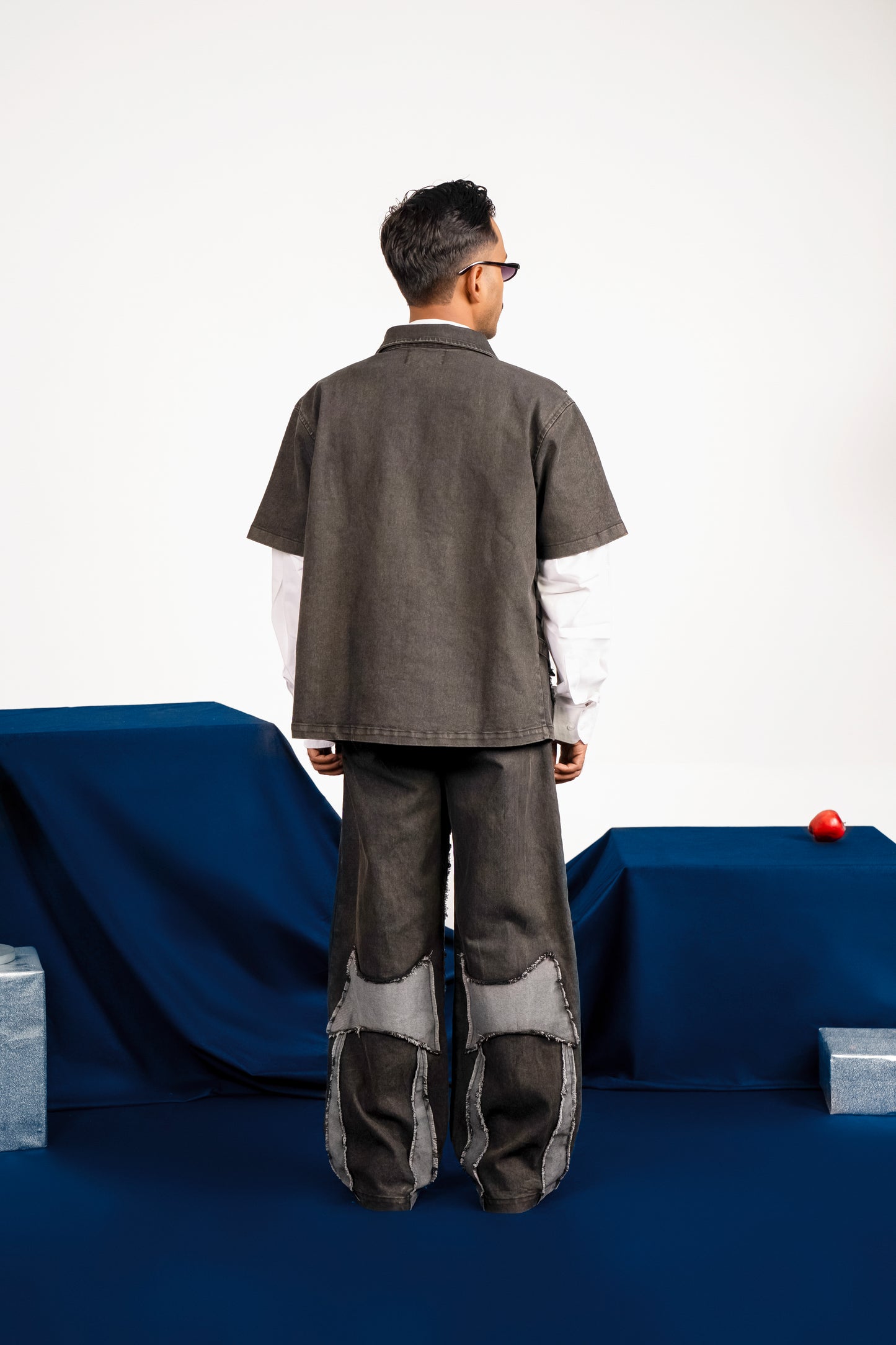 Shining Armour Panelled Shirt