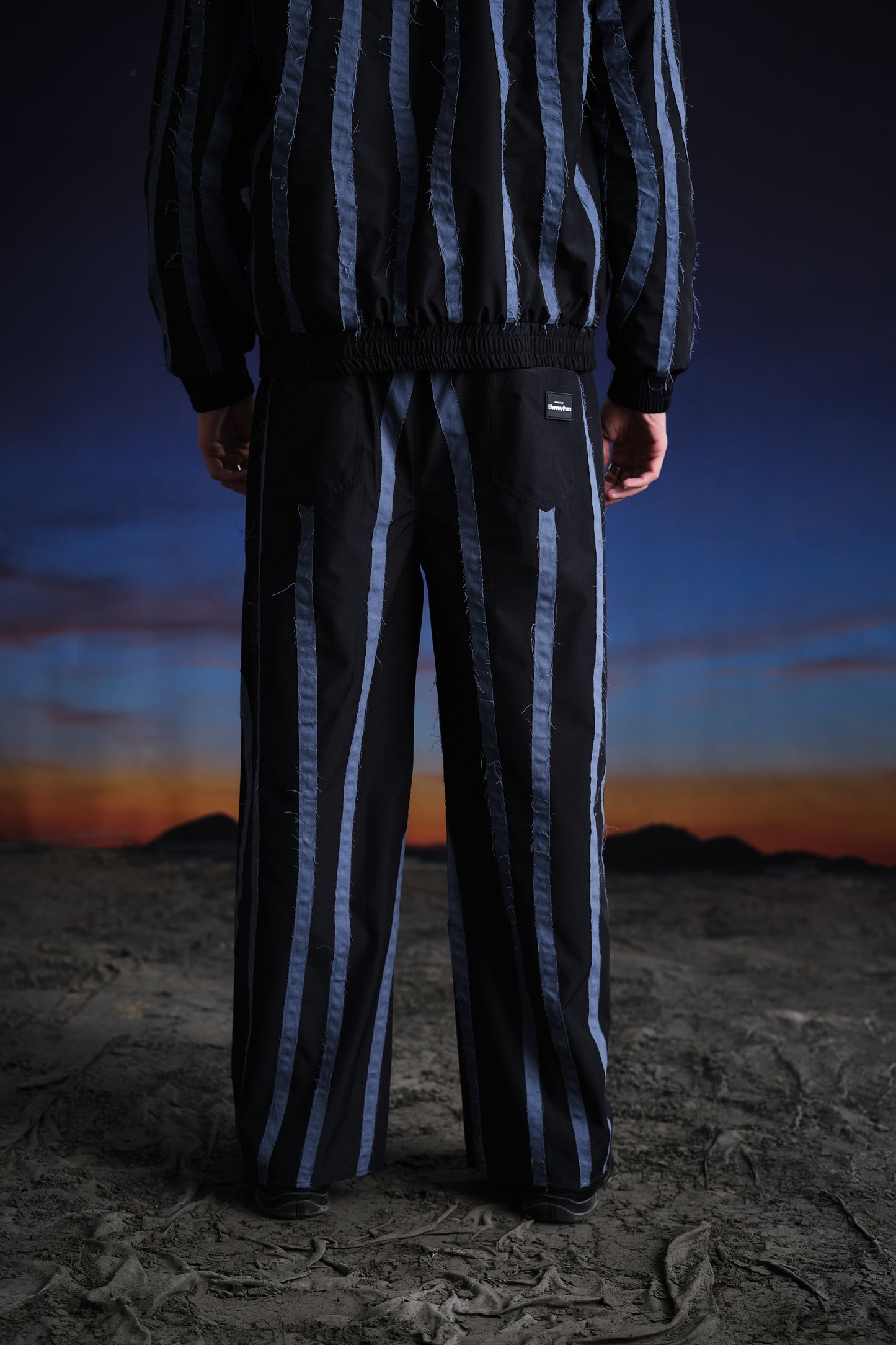 Rifted Stripe Pants