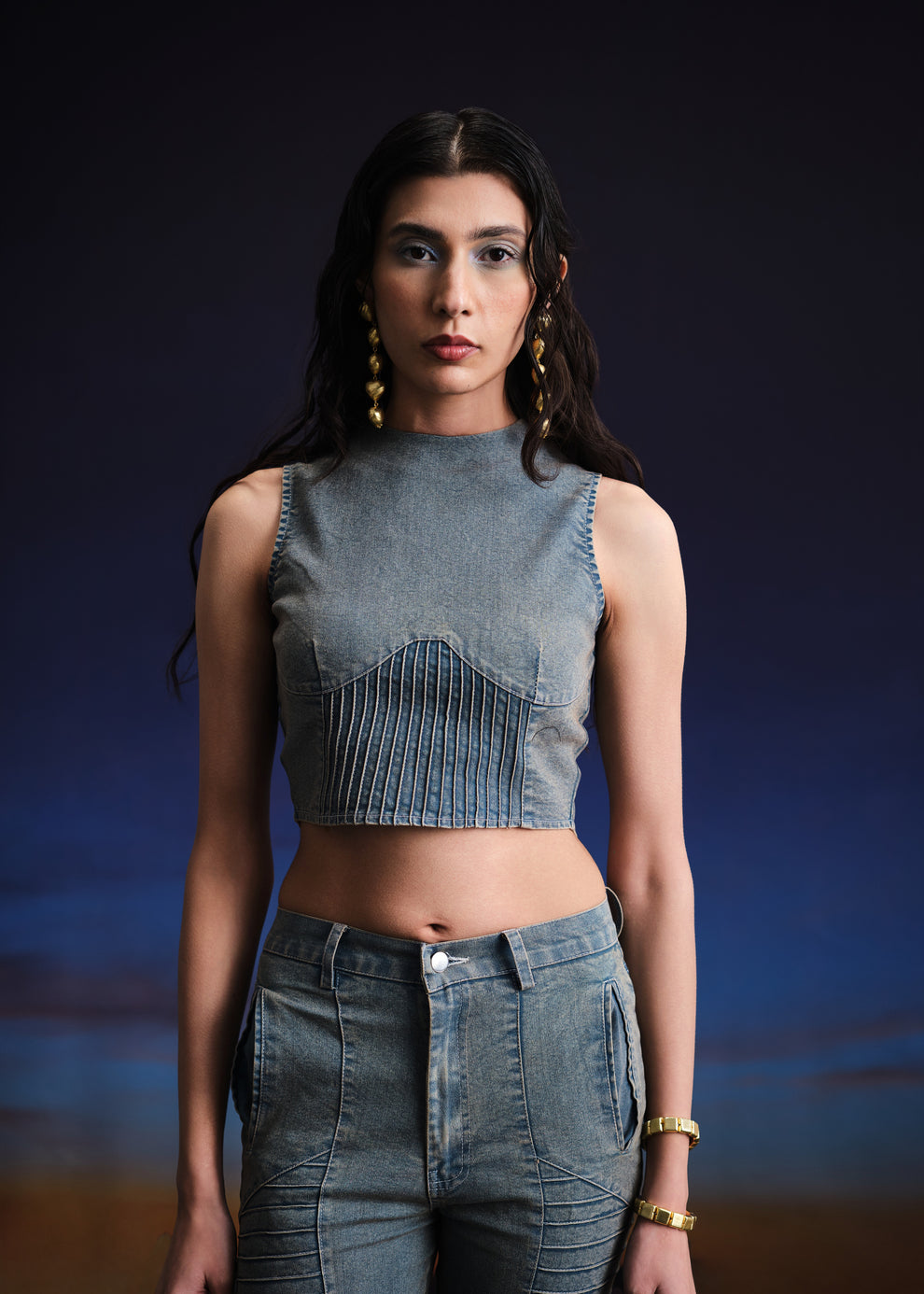 Vintage Warrior Cropped Top