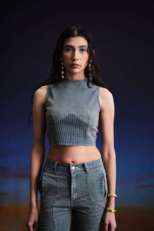 Vintage Warrior Cropped Top