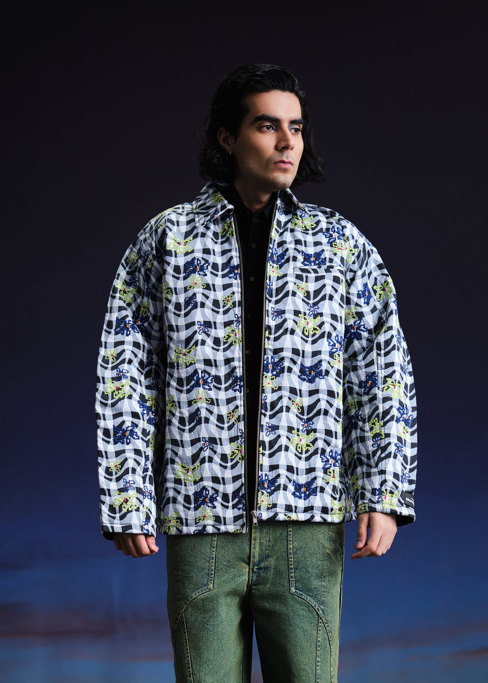 Warped Realities Quilted Jacket