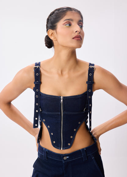 Buckle Up Corset Top