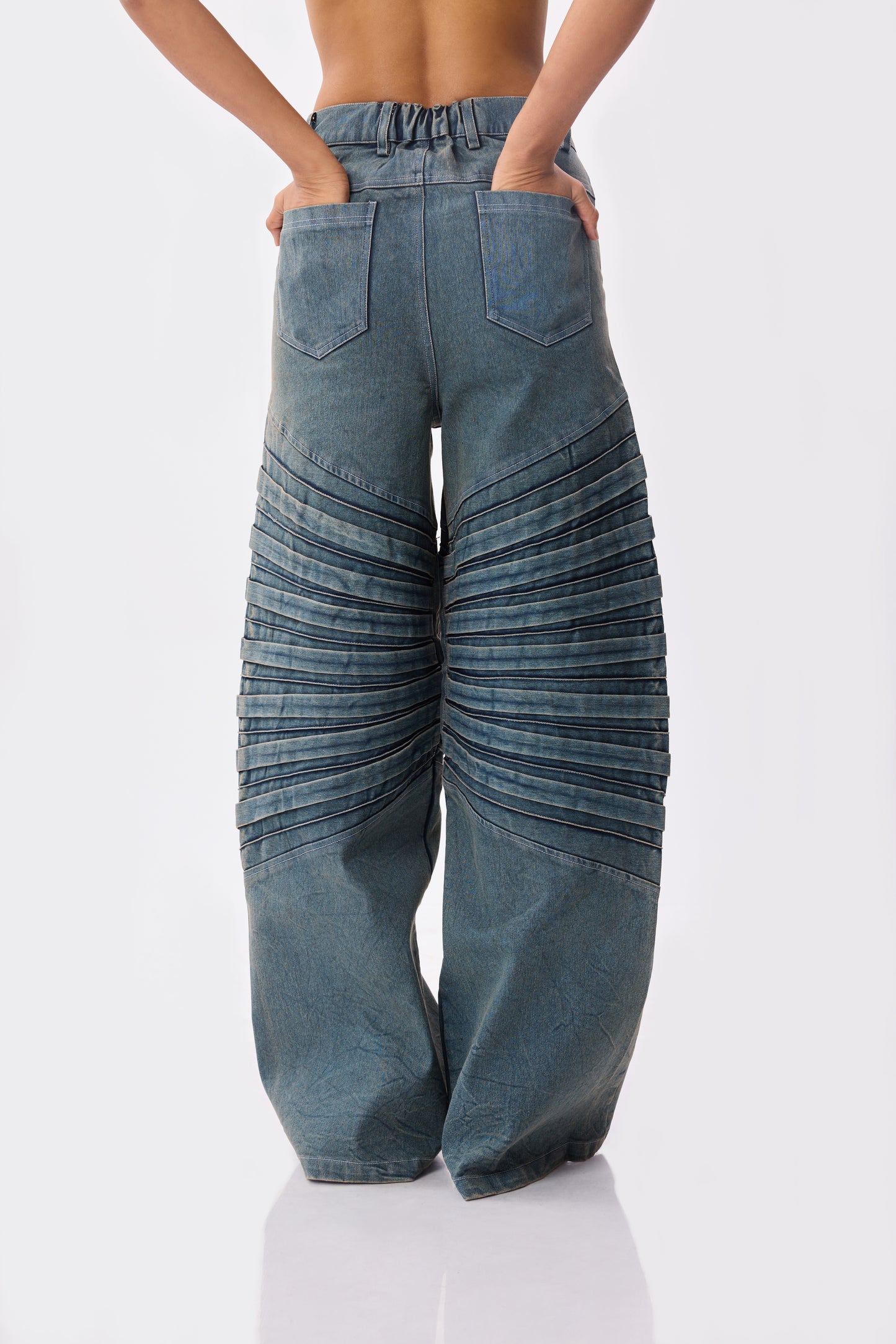 Pleated Tube + Almighty Denim Set