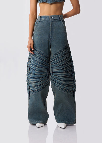 Pleated Tube + Almighty Denim Set